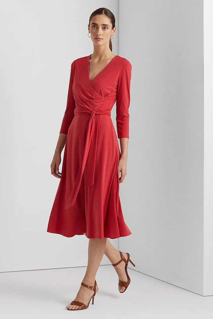 Lauren Ralph Lauren rochie mini rosu 250769904
