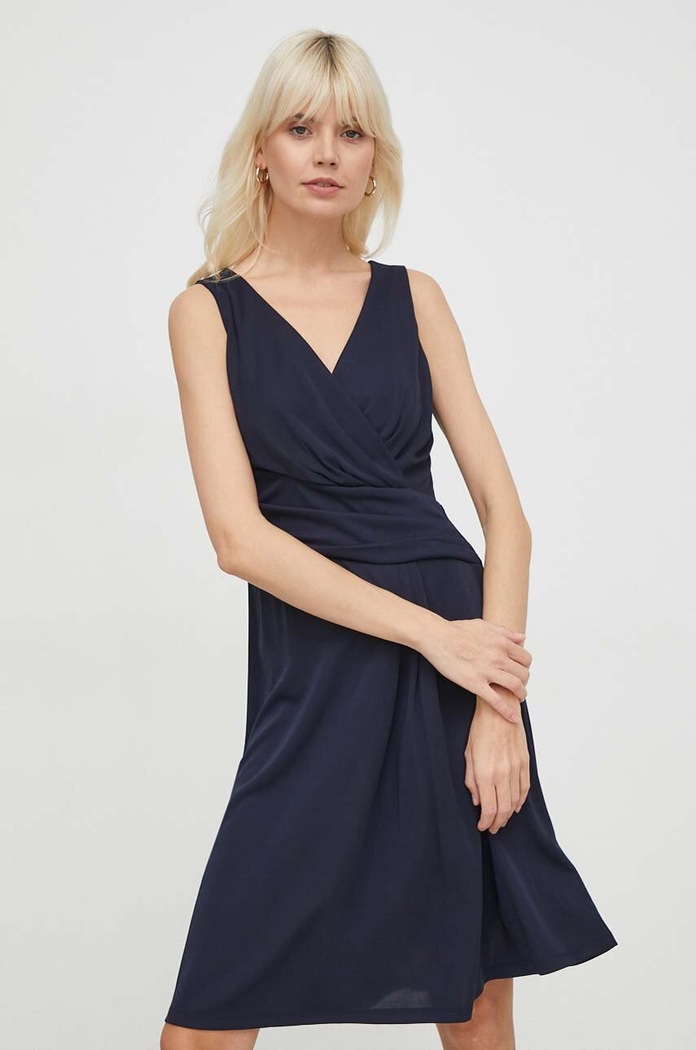 Lauren Ralph Lauren sukienka 250865006 granatowy SS25