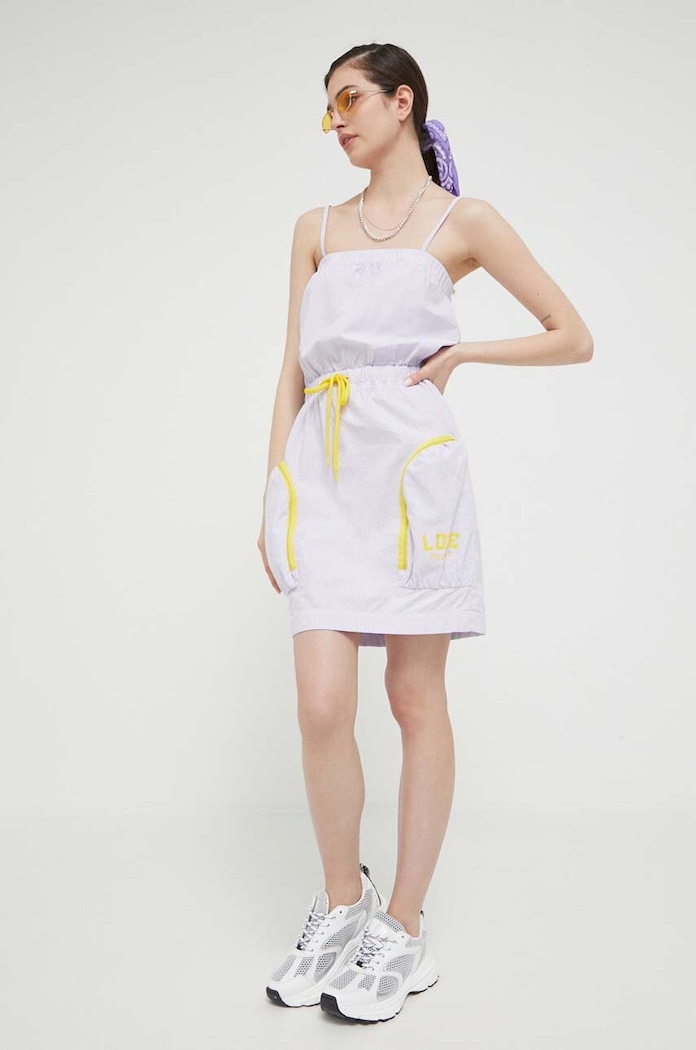 Šaty Love Moschino W.V.J84.01.T.496A fialová SS23