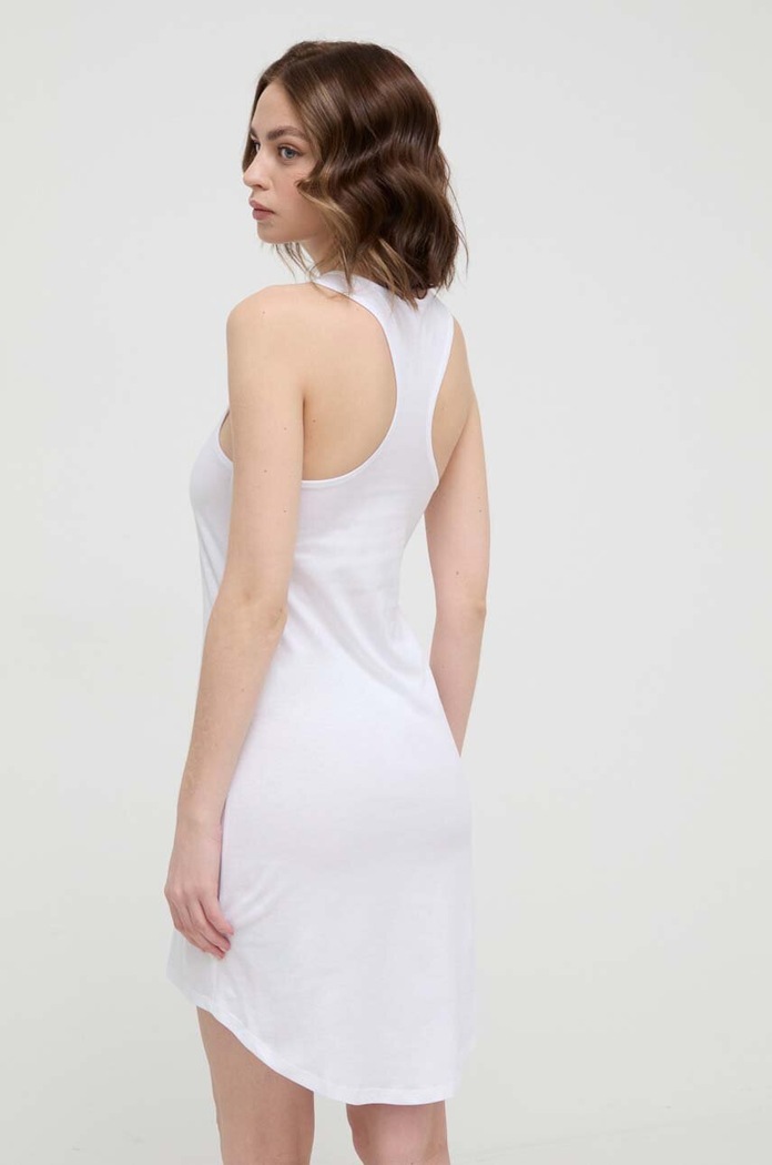 Guess letní šaty bavlněné E3GP03.JA914 bílá SS26