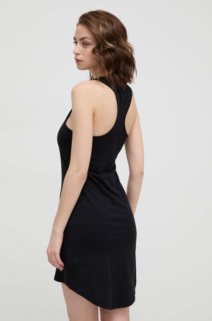 Oblečení Guess letní šaty bavlněné E3GP03.JA914 černá