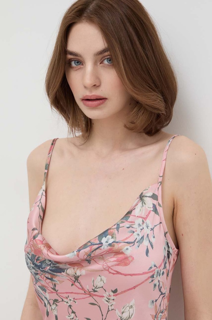 Φόρεμα Guess W3GK85.WD8G2 ροζ
