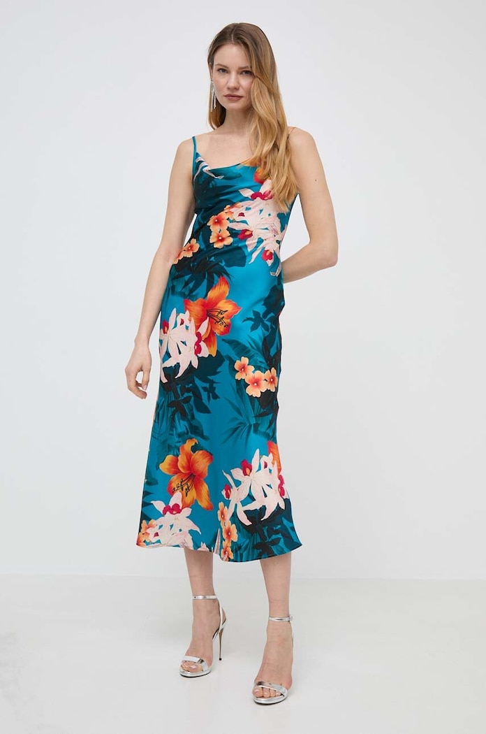 Obleka Guess W3GK85.WD8G2 pisana SS25