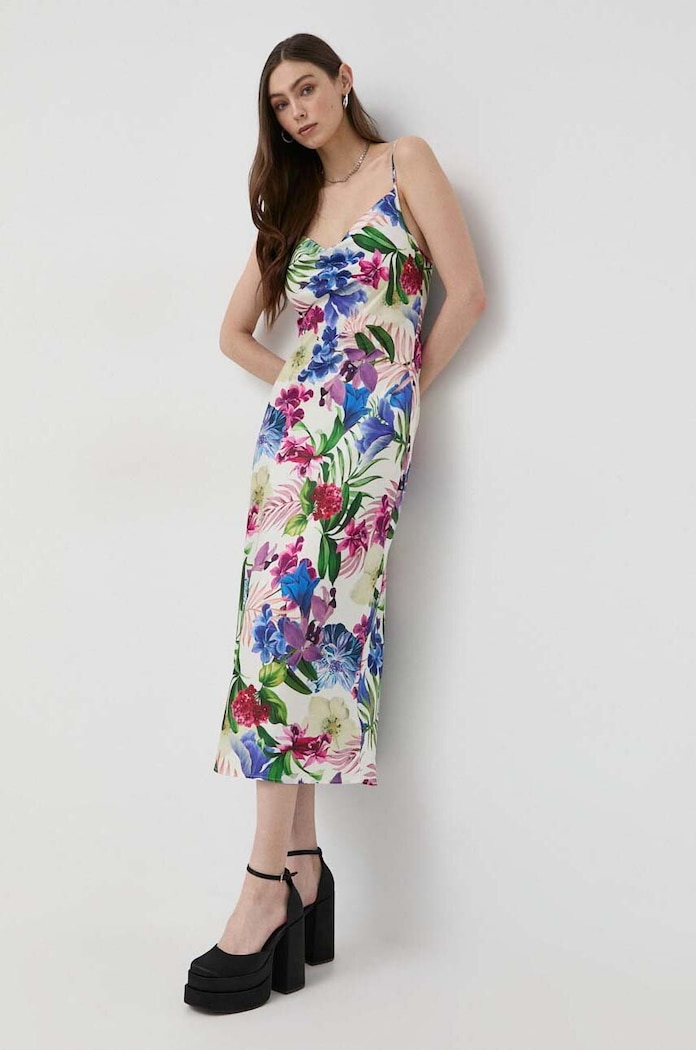 Šaty Guess AKILINA maxi vícebarevná W3GK85.WD8G2