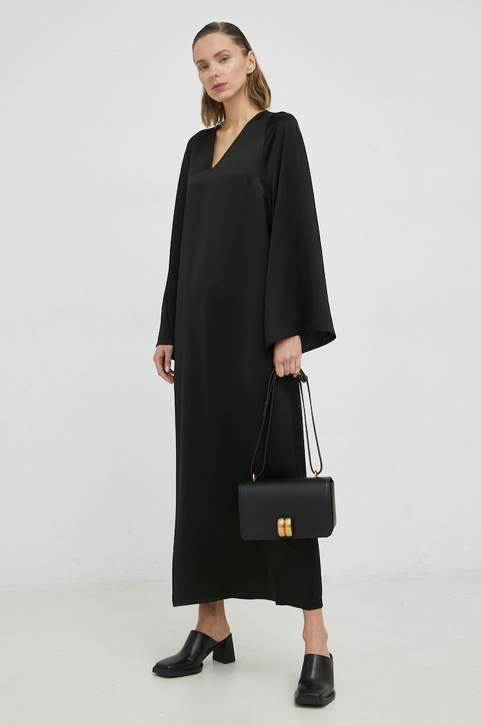 By Malene Birger sukienka Brynn Q70365012 czarny SS23