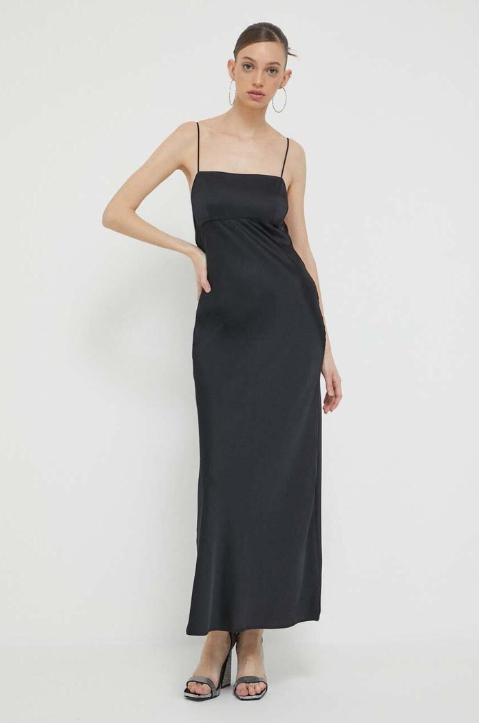 Рокля Abercrombie & Fitch KI159.2797.900 черен SS23