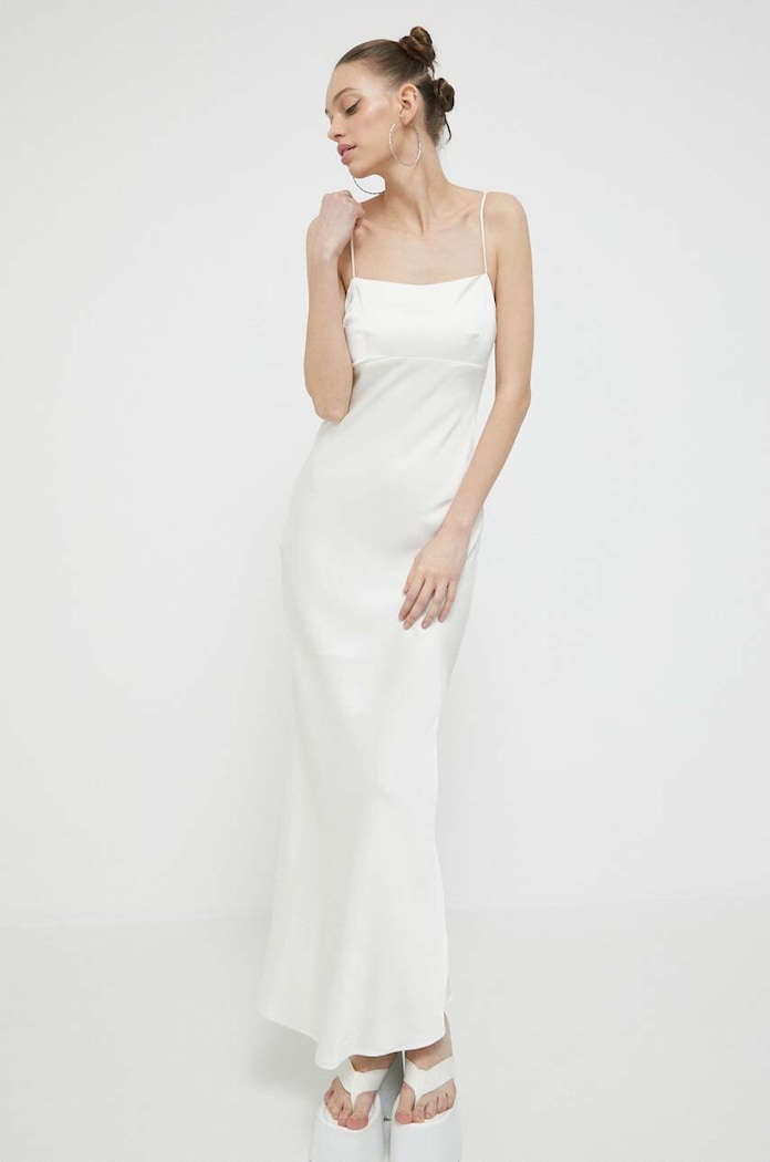 Šaty Abercrombie & Fitch KI159.2798.100 béžová SS23