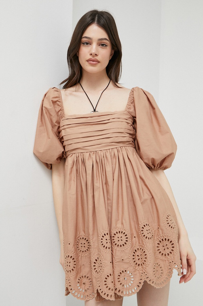 Abercrombie & Fitch sukienka brązowy KI159.2880.420