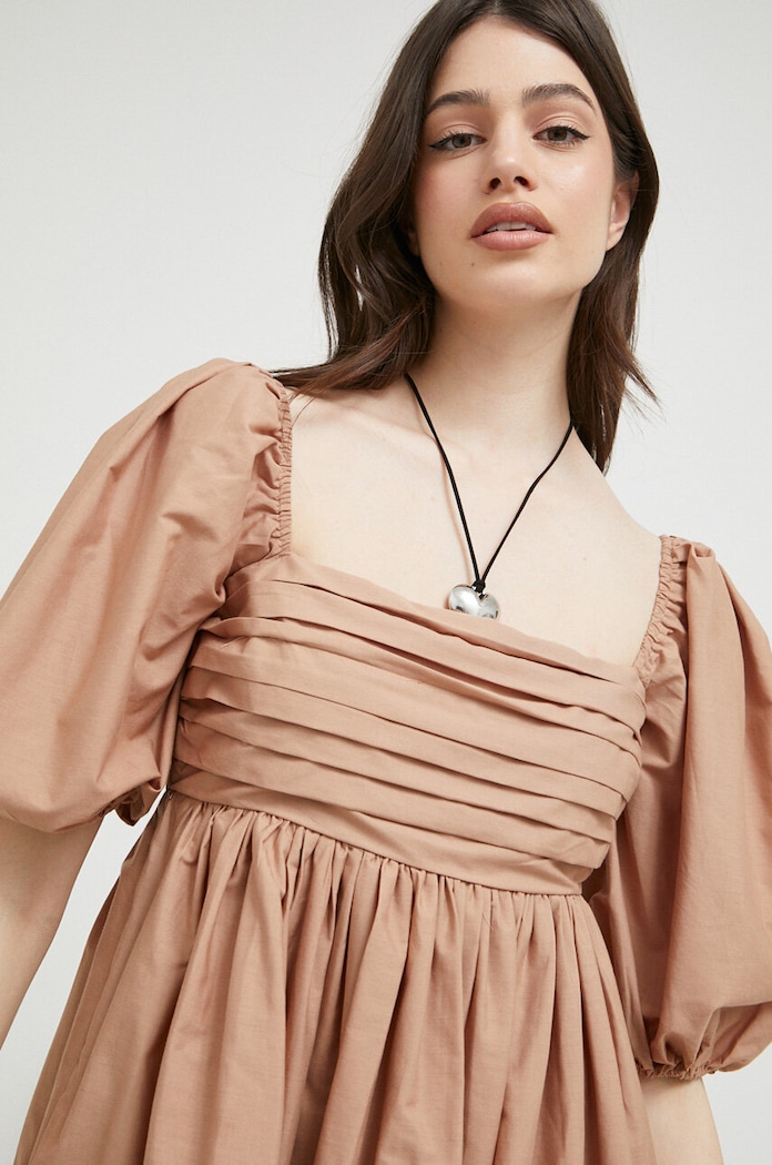 Abercrombie & Fitch sukienka KI159.2880.420 brązowy