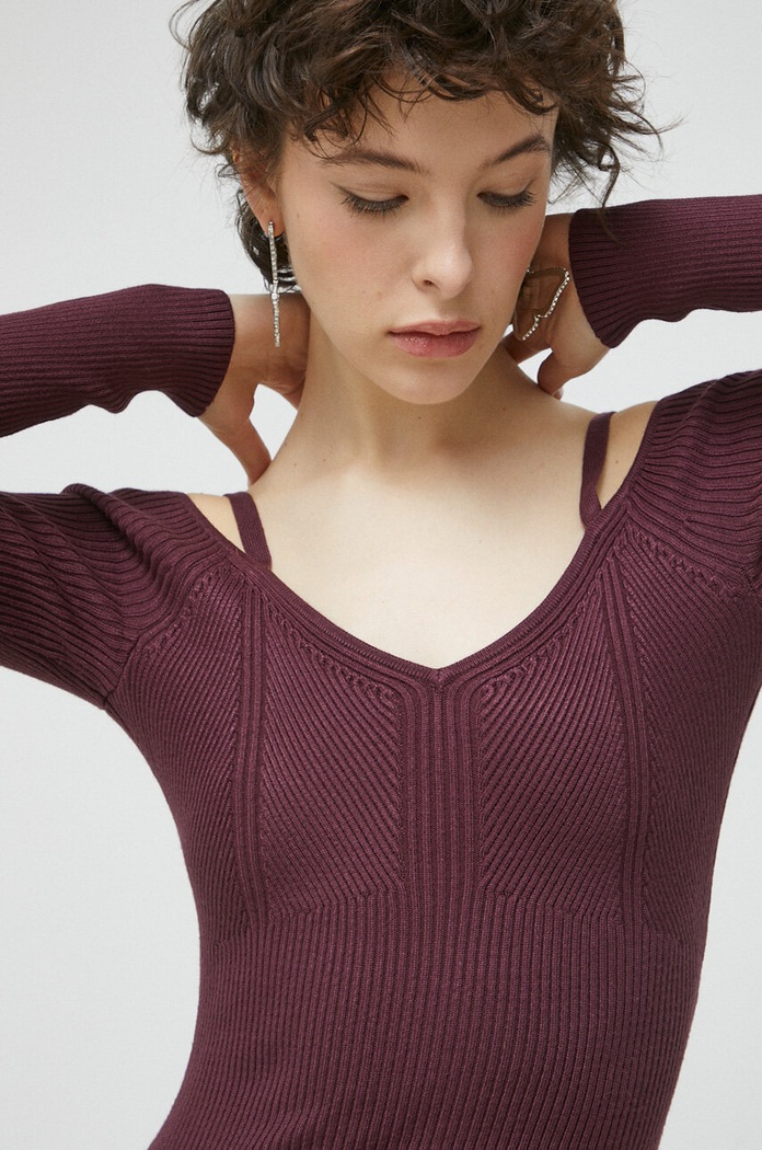 Haljina Abercrombie & Fitch bordo KI159.2896.620