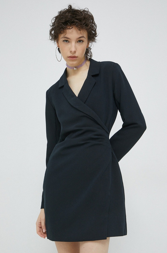 Φόρεμα Abercrombie & Fitch KI159.2898.900 μαύρο SS23