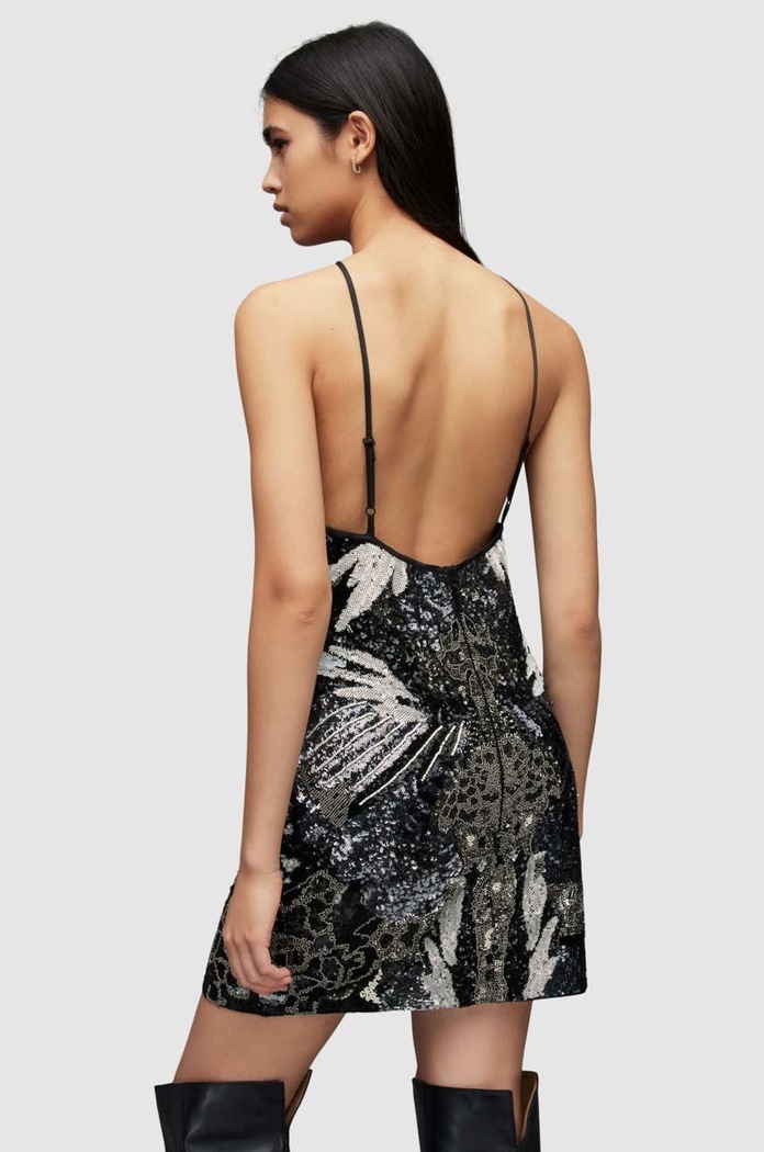 AllSaints rochie WD170X multicolor SS23