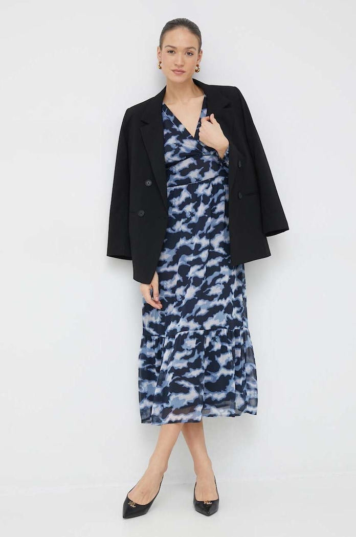 Рокля Pepe Jeans Blita PL953315.0AA тъмносин SS23