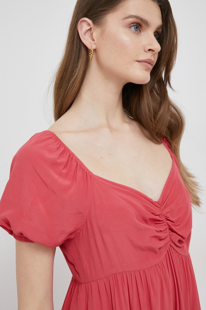 Φόρεμα Pepe Jeans Bernardette PL953240.217 κόκκινο