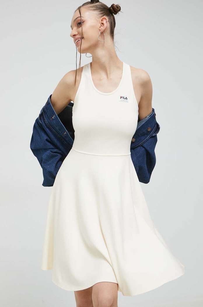 Fila sukienka casual żółty FAW0430