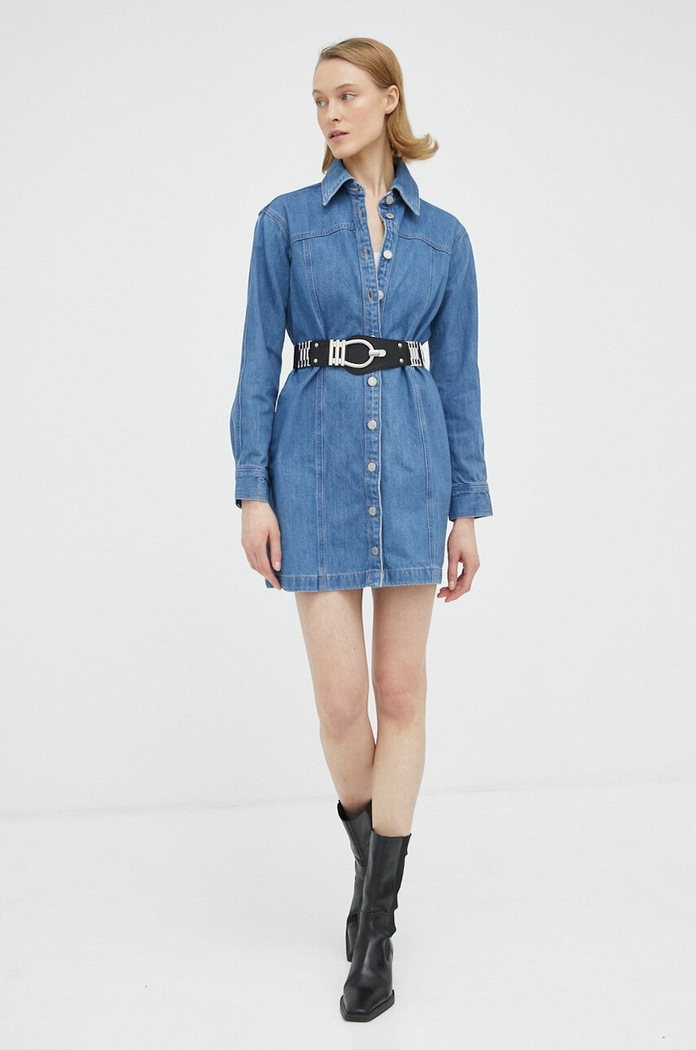 Jeans obleka Levi's A4585.0001 modra SS23