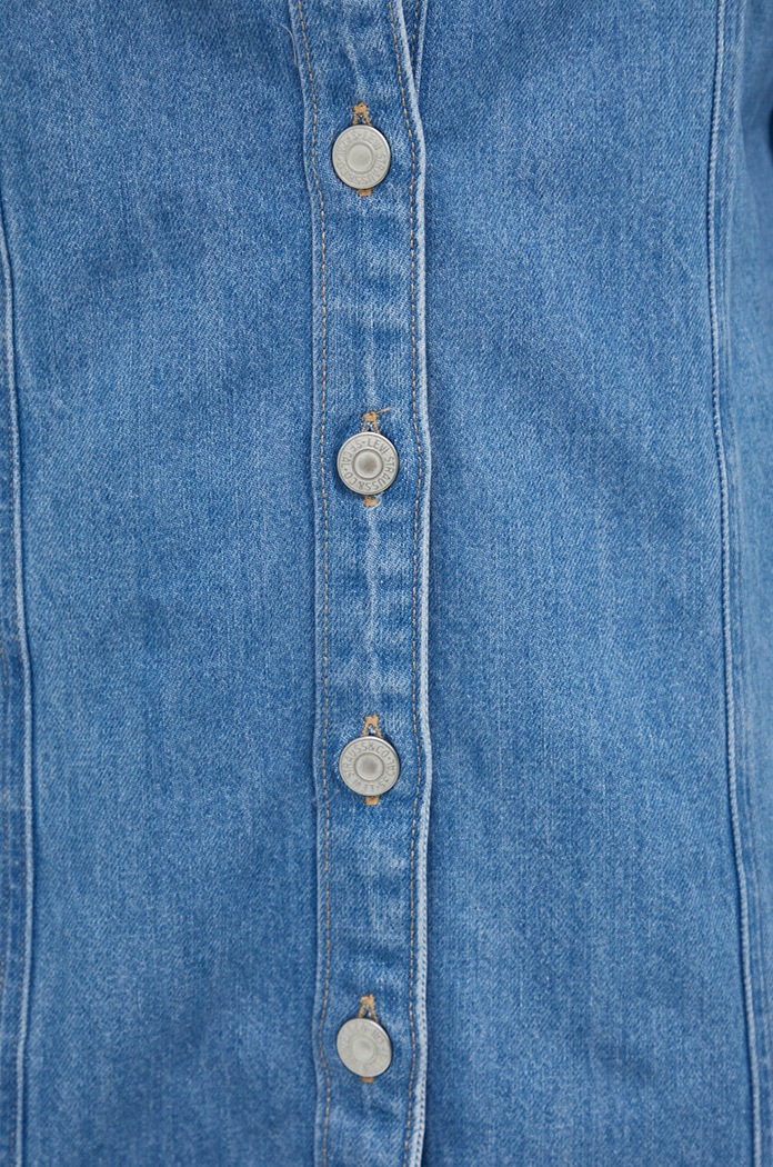 Jeans obleka Levi's A4585.0001 modra