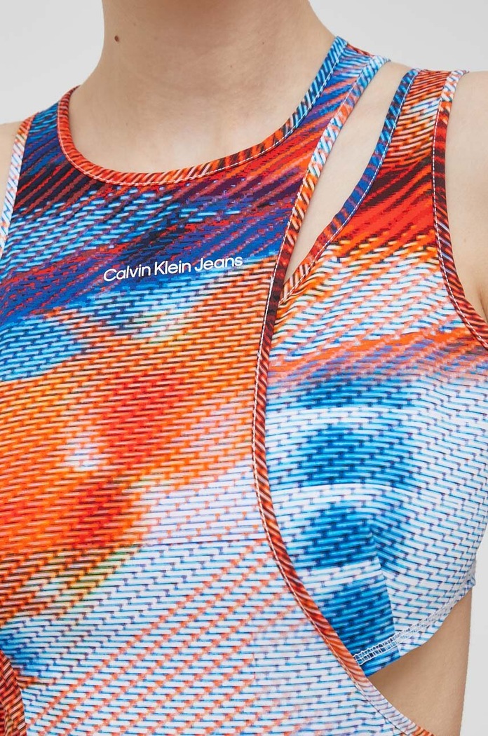 Calvin Klein Jeans sukienka J20J220760.PPYX multicolor