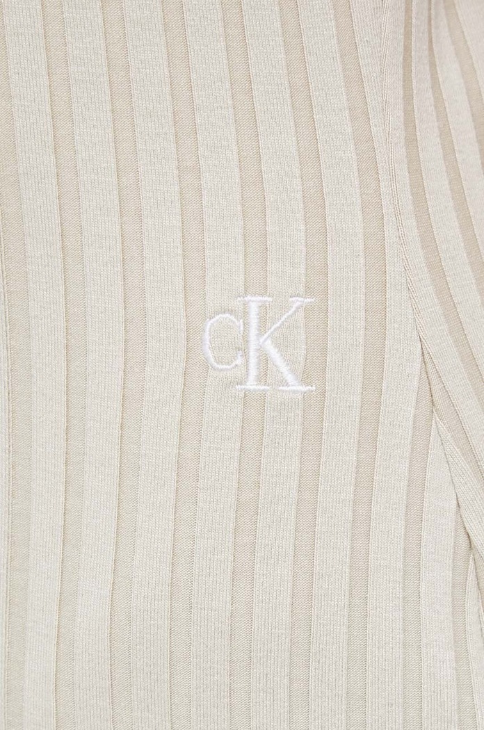 Calvin Klein Jeans sukienka J20J220745.PPYX beżowy