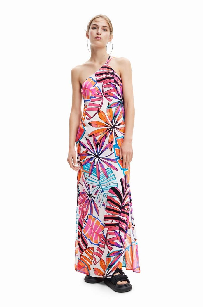 Desigual ruha vállas fehér 23SWMW06