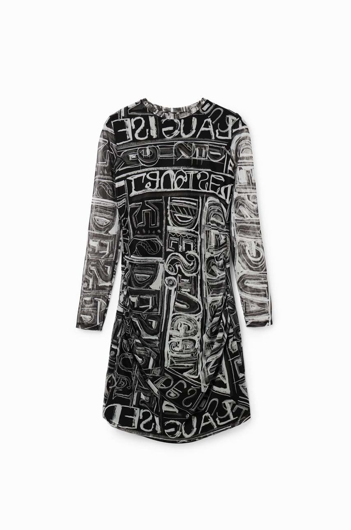 Desigual sukienka 23SWVK23 czarny