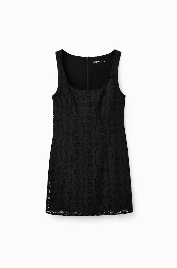 Φόρεμα Desigual 23SWVW02 μαύρο