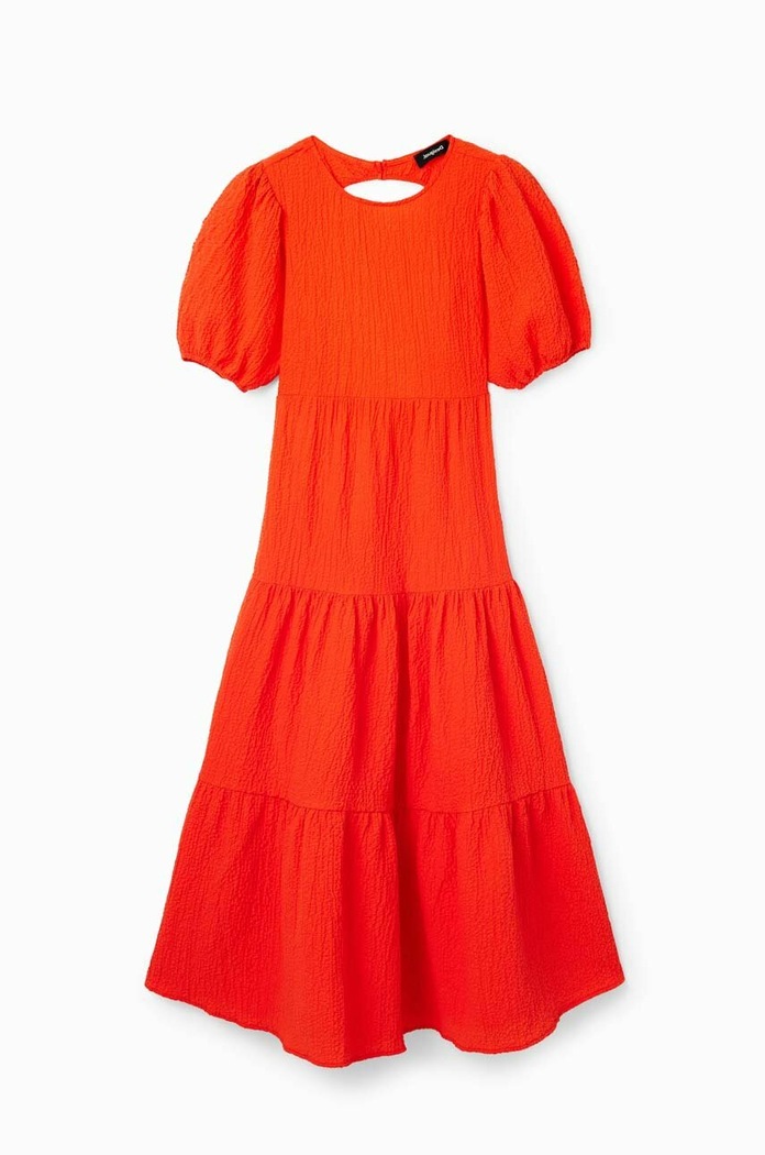 Šaty Desigual 23SWVW45 hnědá