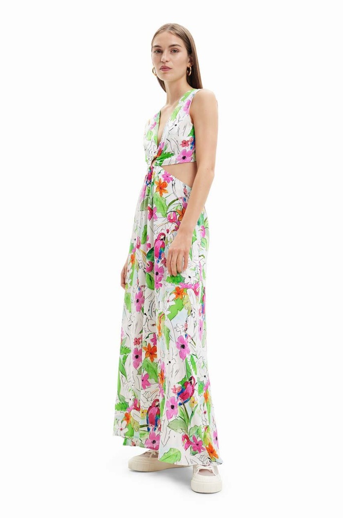 Oblečenie Šaty Desigual 23SWVW73 biela
