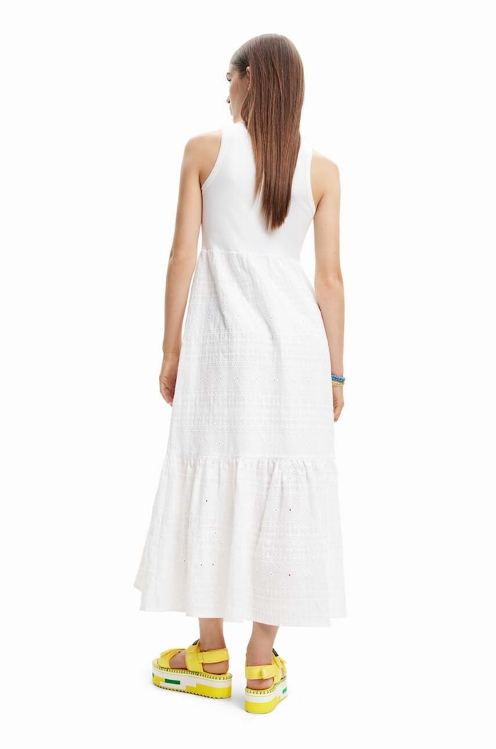Desigual rochie alb 23SWVW84
