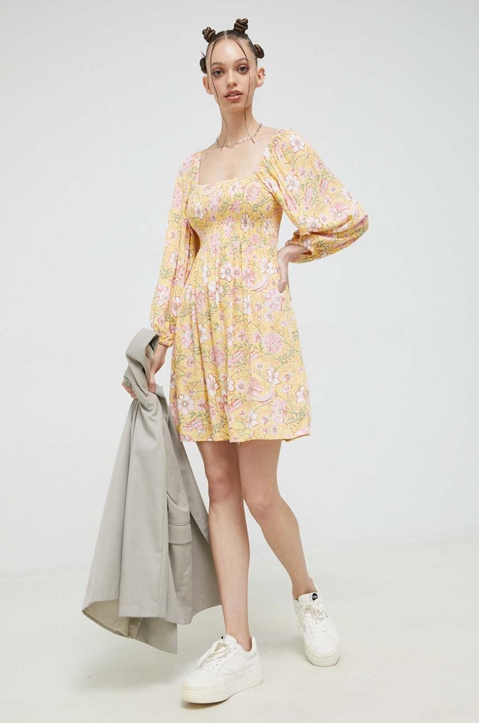 Billabong Sukienka ABJWD00585 żółty SS23