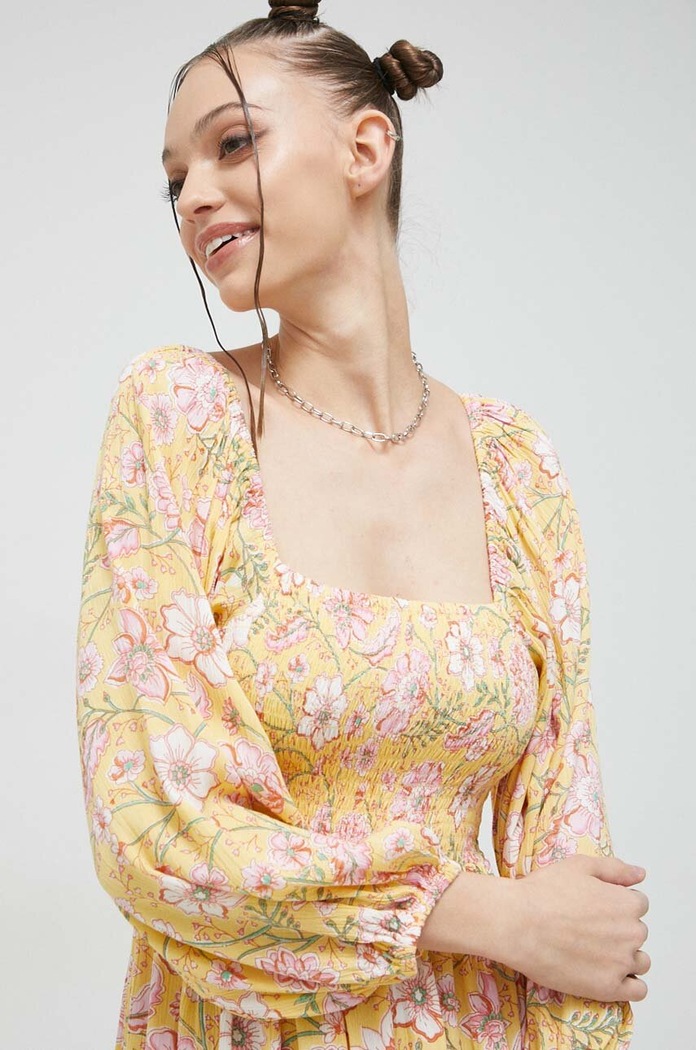 Sukienka Billabong ABJWD00585 żółty