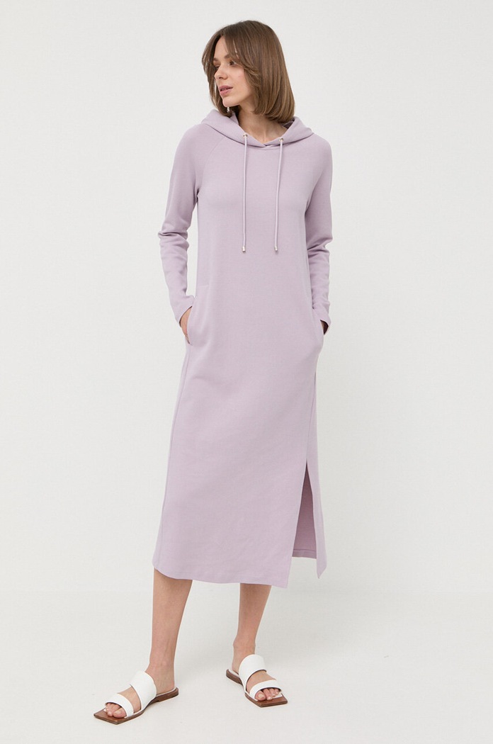 Max Mara Leisure sukienka 2336210736600 fioletowy SS23