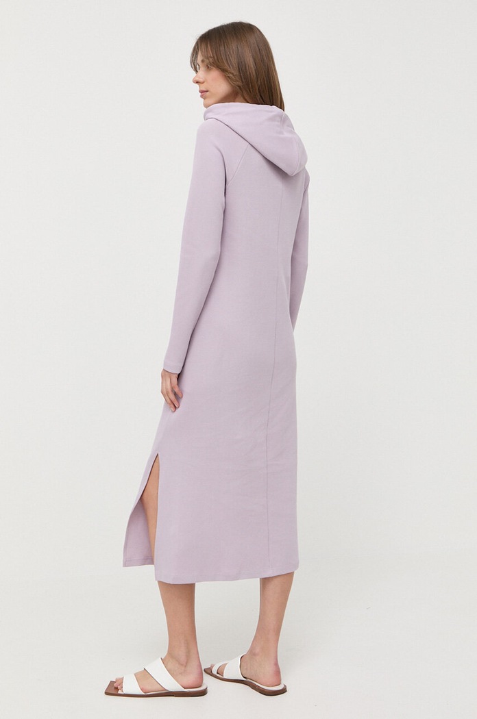 Odzież Max Mara Leisure sukienka 2336210736600 fioletowy