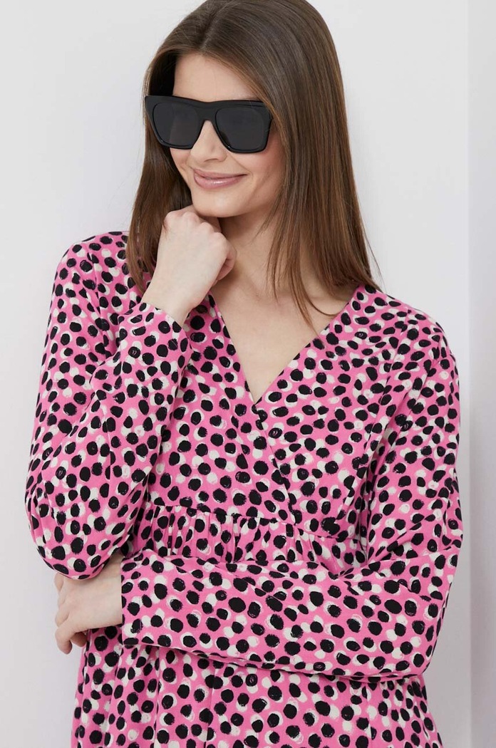 Рокля United Colors of Benetton розов 4YRNDV037.81P
