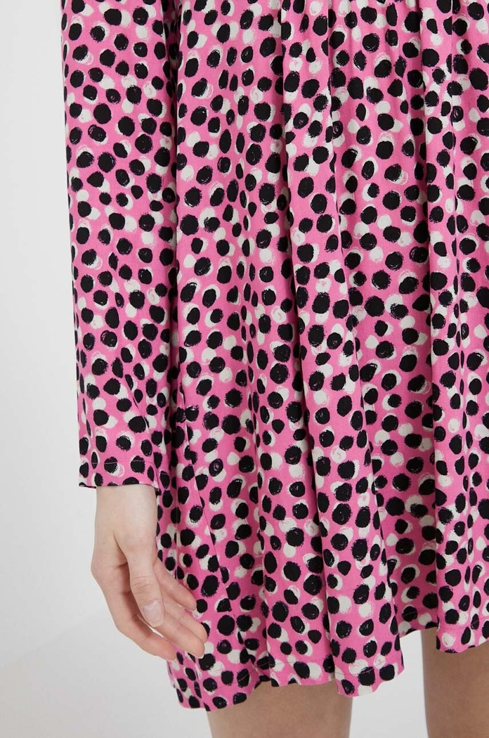 Рокля United Colors of Benetton 4YRNDV037.81P розов