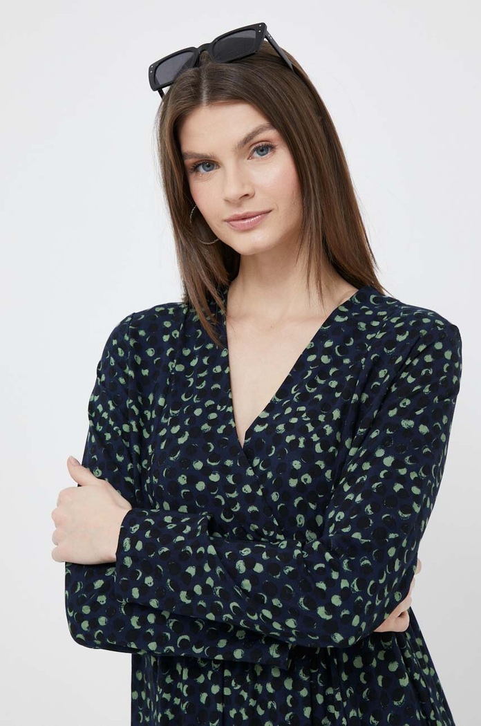 United Colors of Benetton sukienka granatowy 4YRNDV037.81N