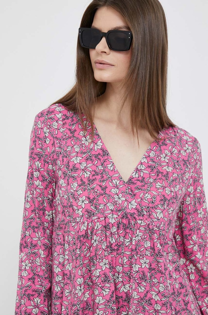 Рокля United Colors of Benetton виолетов 4YRNDV037.82A