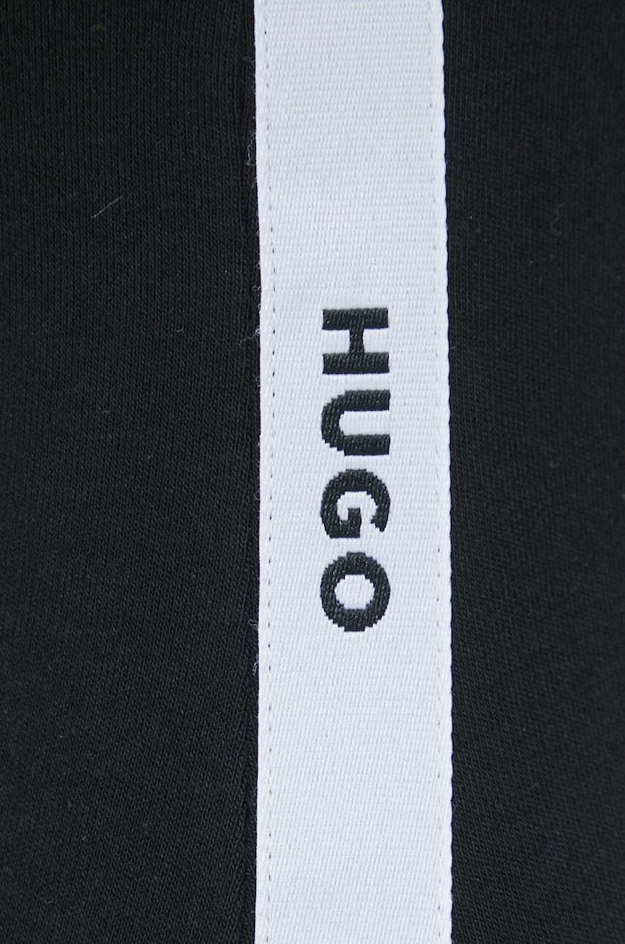 Sukienka bawełniana HUGO czarny 50486391