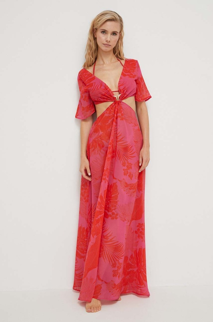 Pinko rochie de plaja 101031.A0SI roz SS23