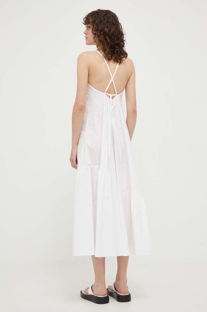 Herskind rochie din bumbac 4733610 alb SS23