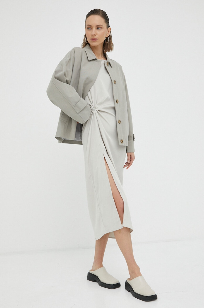 Šaty Bruuns Bazaar BBW3285 šedá SS23