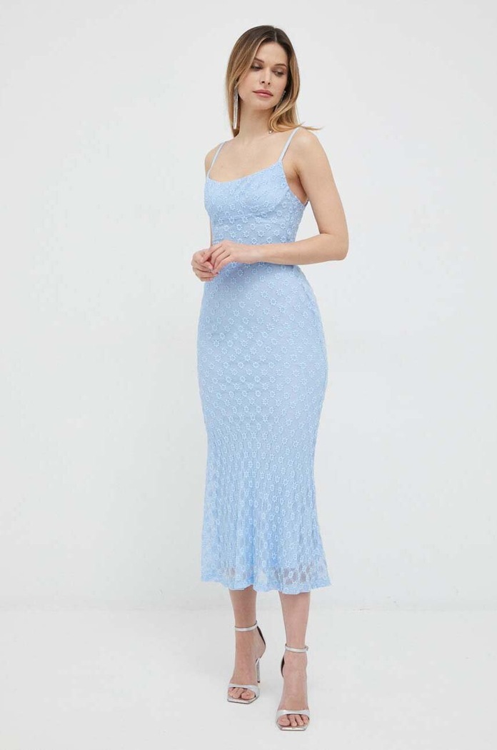 Šaty Bardot 57998DB1.CORNFLOWER modrá SS26