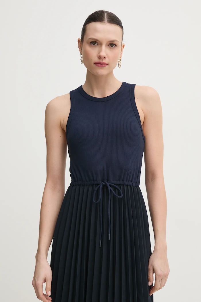 Šaty Tommy Hilfiger WW0WW39342.PPYX tmavomodrá SS25