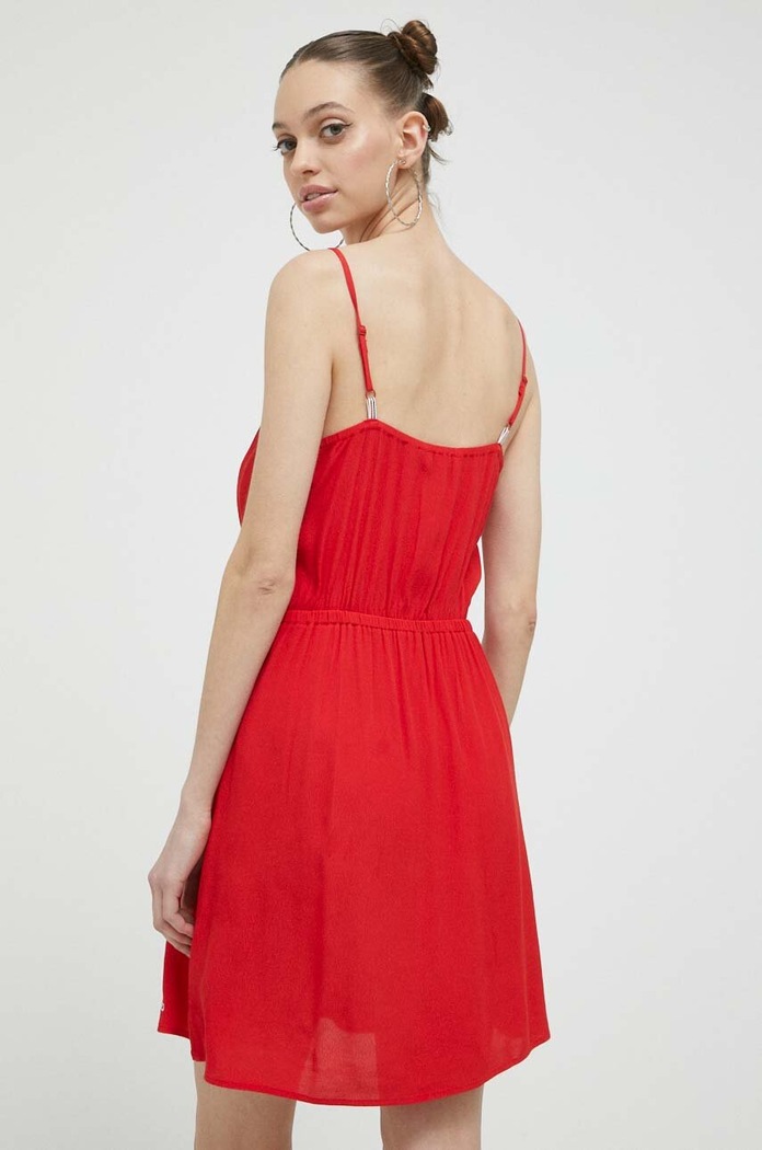 Îmbrăcăminte Tommy Jeans Rochie DW0DW15174.PPYX rosu