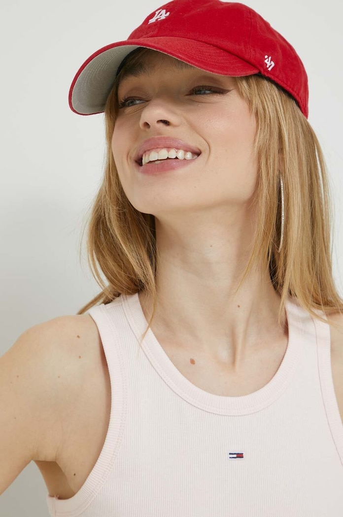Tommy Jeans sukienka różowy DW0DW15344.PPYX