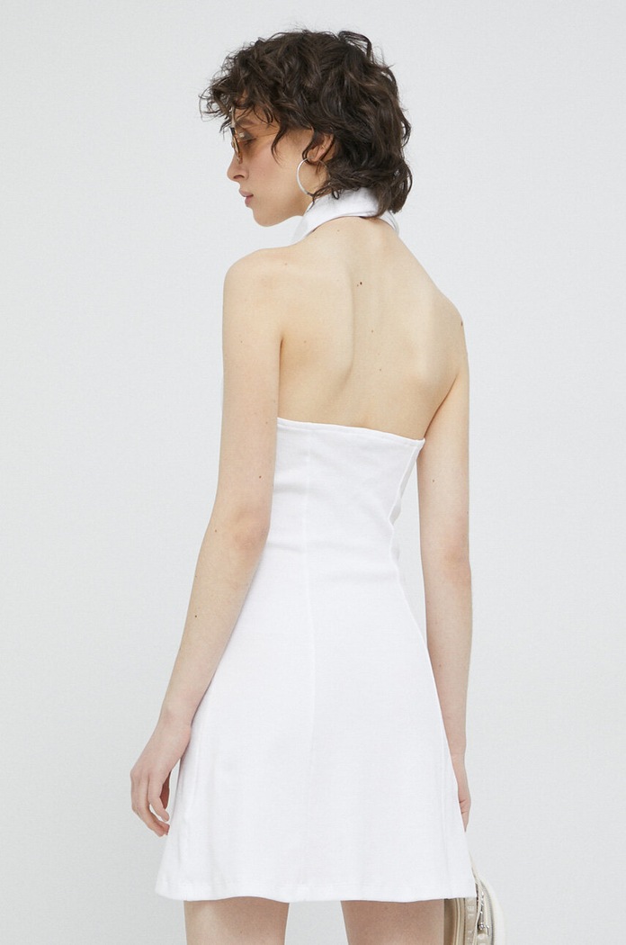 Îmbrăcăminte Tommy Jeans rochie DW0DW15356.PPYX alb