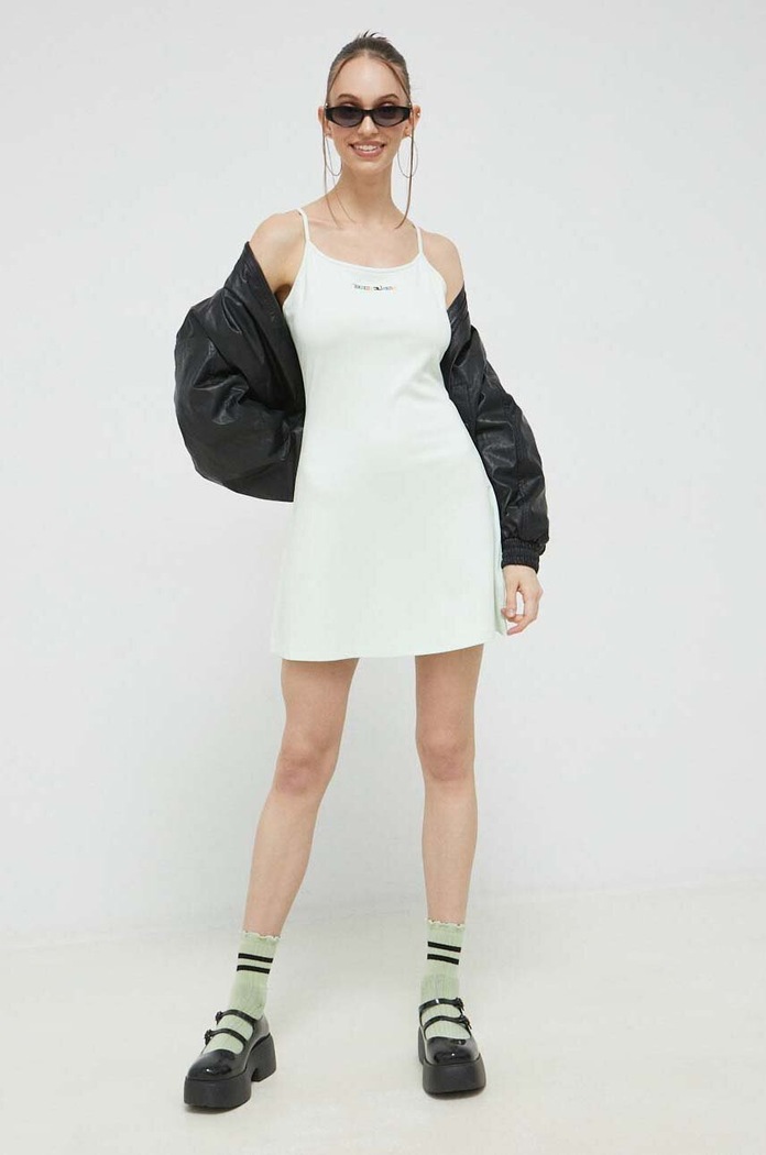 Tommy Jeans Rochie DW0DW15753.PPYX verde SS23