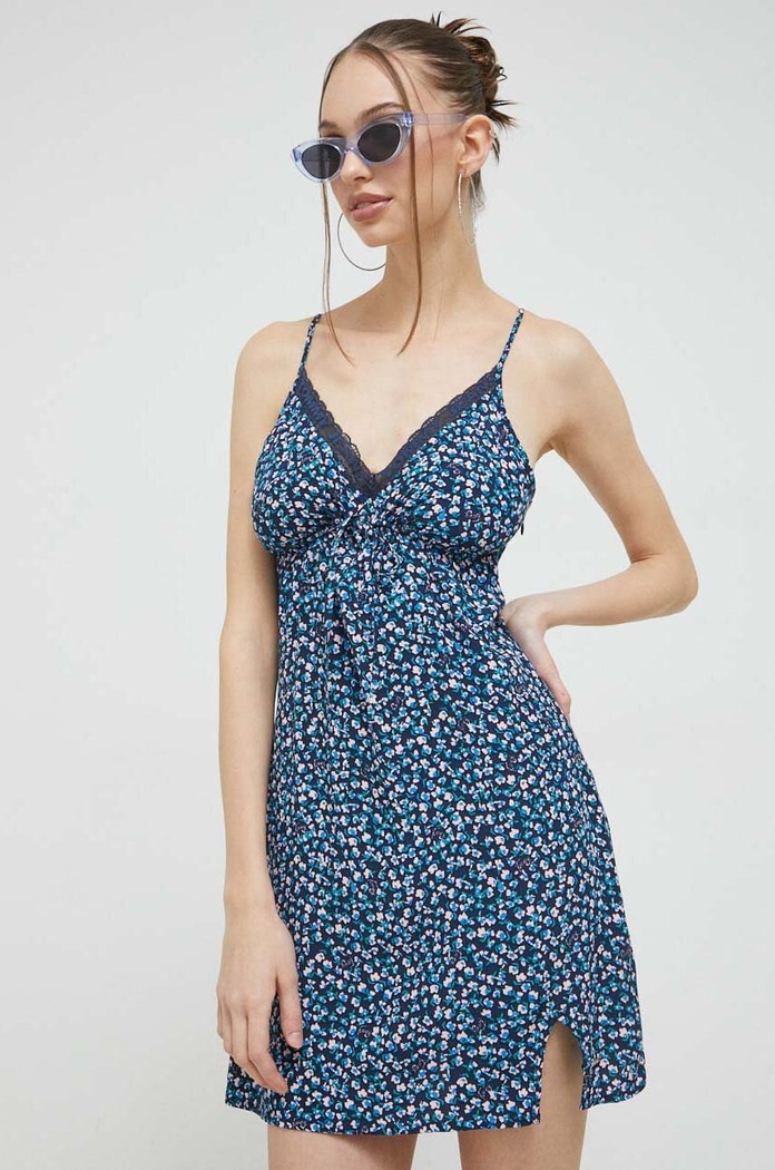 Tommy Jeans rochie mini albastru DW0DW15188.PPYX