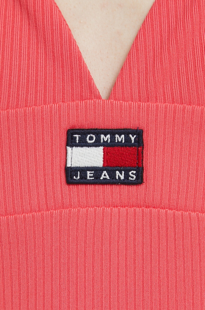 Šaty Tommy Jeans DW0DW15360.PPYX růžová