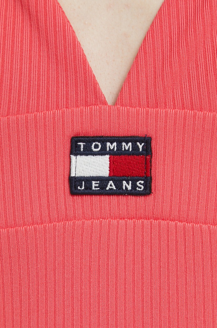 Šaty Tommy Jeans DW0DW15360.PPYX růžová